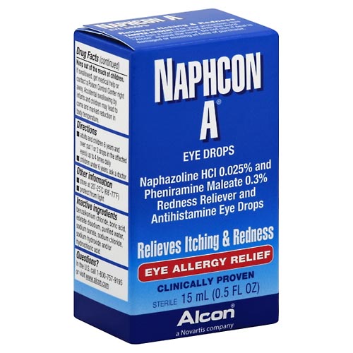 Image for Naphcon A Eye Drops, Eye Allergy Relief,0.5oz from J.M.C. PHARMACY  FARMACIA LATINA