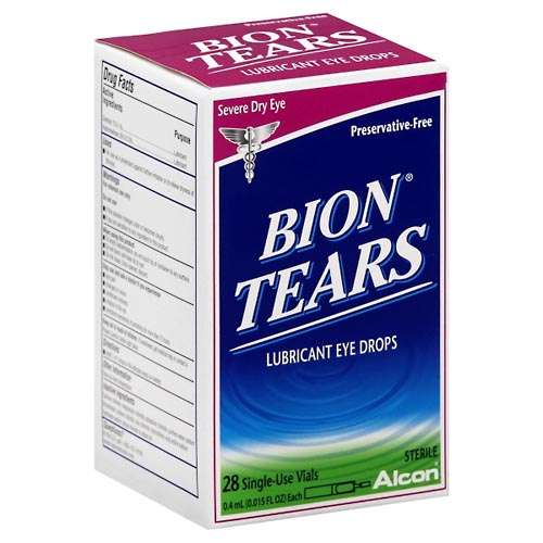 Image for Bion Tears Eye Drops, Lubricant, Severe Dry Eye, Single-Use Vials,28ea from J.M.C. PHARMACY  FARMACIA LATINA