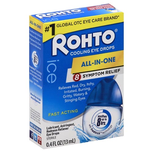 Image for Rhoto Eye Drops, Cooling, Lubricant, Redness Reliever,0.4oz from J.M.C. PHARMACY  FARMACIA LATINA