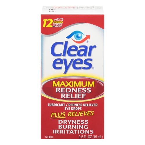 Image for Clear Eyes Eye Drops, Maximum Redness Relief,0.5oz from J.M.C. PHARMACY  FARMACIA LATINA
